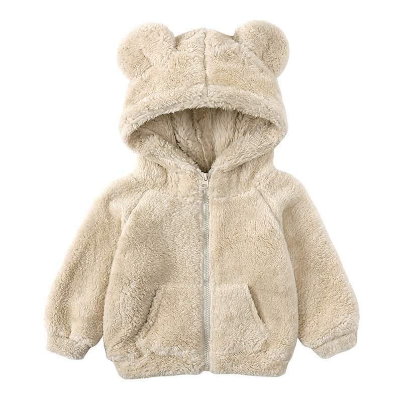 Children Berber Fleece Coat Children's Clothing Cartoon Bear Boy Thickened | Luxury Home Accessories | Heulog Glow