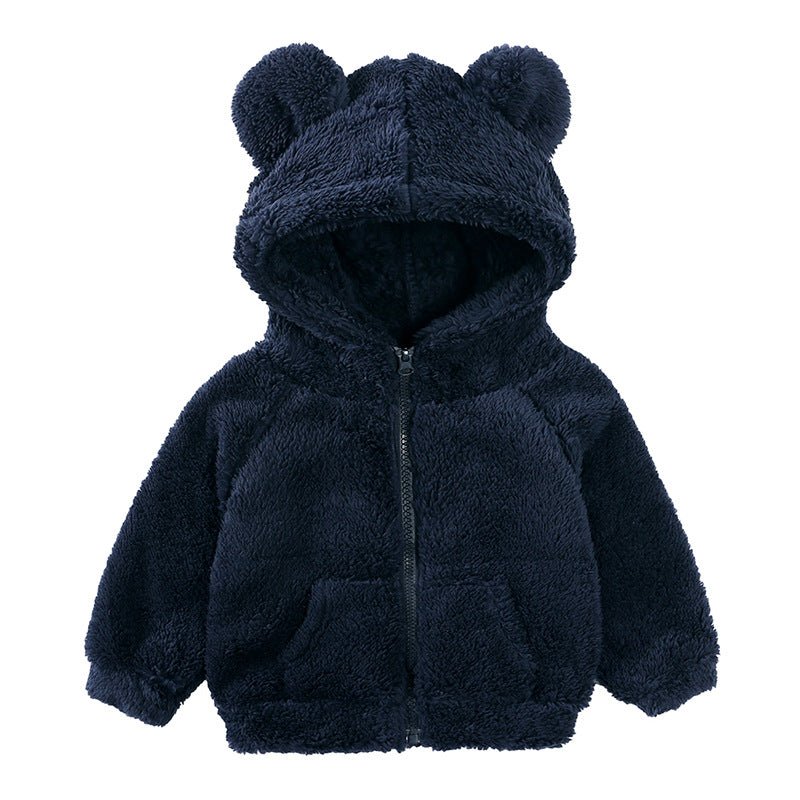Children Berber Fleece Coat Children's Clothing Cartoon Bear Boy Thickened | Luxury Home Accessories | Heulog Glow