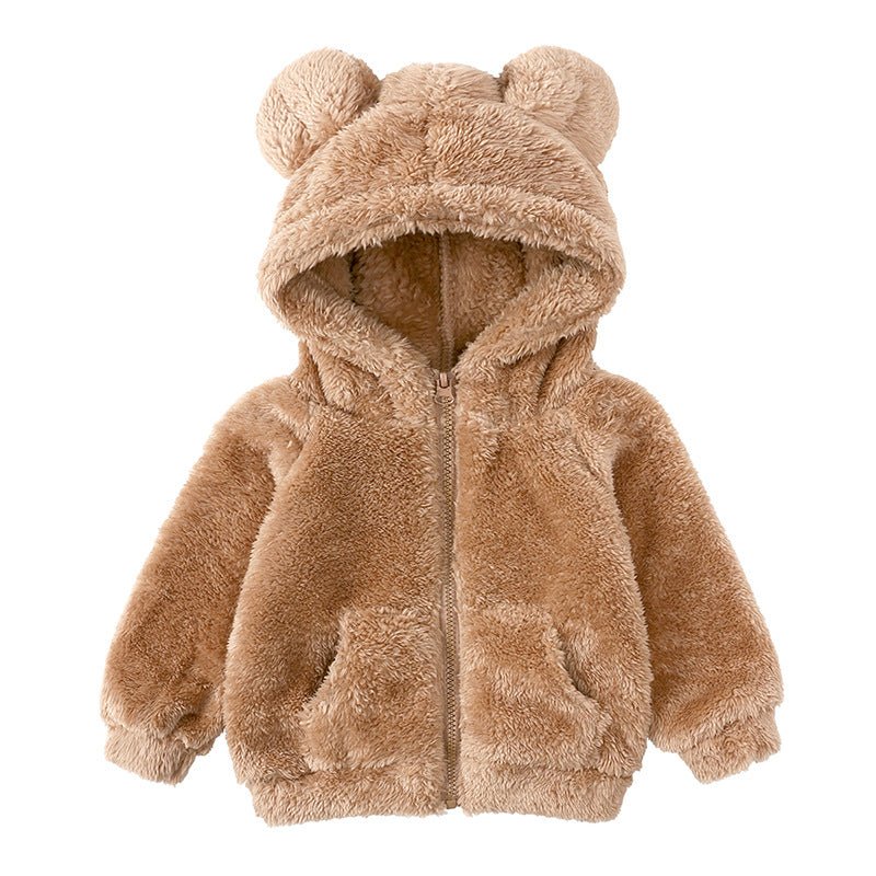 Children Berber Fleece Coat Children's Clothing Cartoon Bear Boy Thickened | Luxury Home Accessories | Heulog Glow