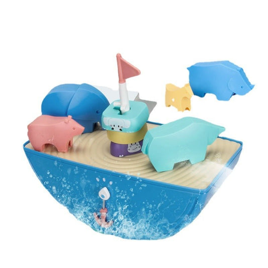 Children's Early Education Fun Balance Boat Rotating Jenga Educational Toys | Luxury Home Accessories | Heulog Glow