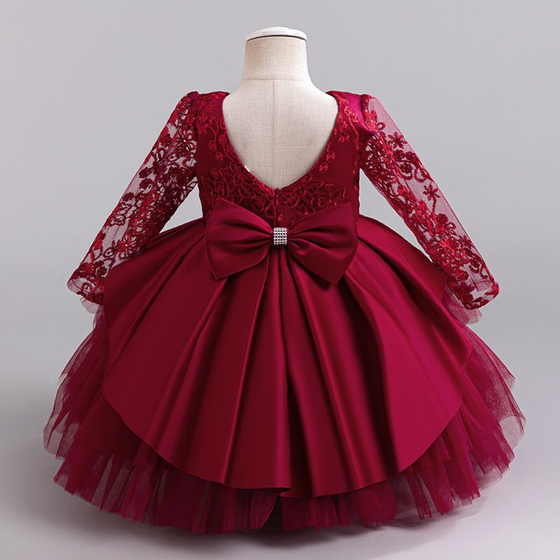 Children's Embroidered Princess Long-Sleeve Tutu For Piano Performance | Luxury Home Accessories | Heulog Glow