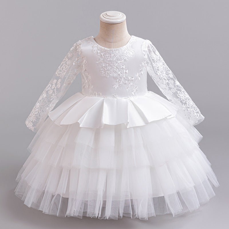 Children's Embroidered Princess Long-Sleeve Tutu For Piano Performance | Luxury Home Accessories | Heulog Glow