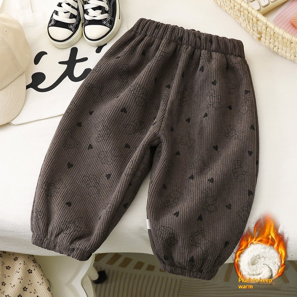 Children's Fleece-lined Warm Thickened Sweatpants | Luxury Home Accessories | Heulog Glow