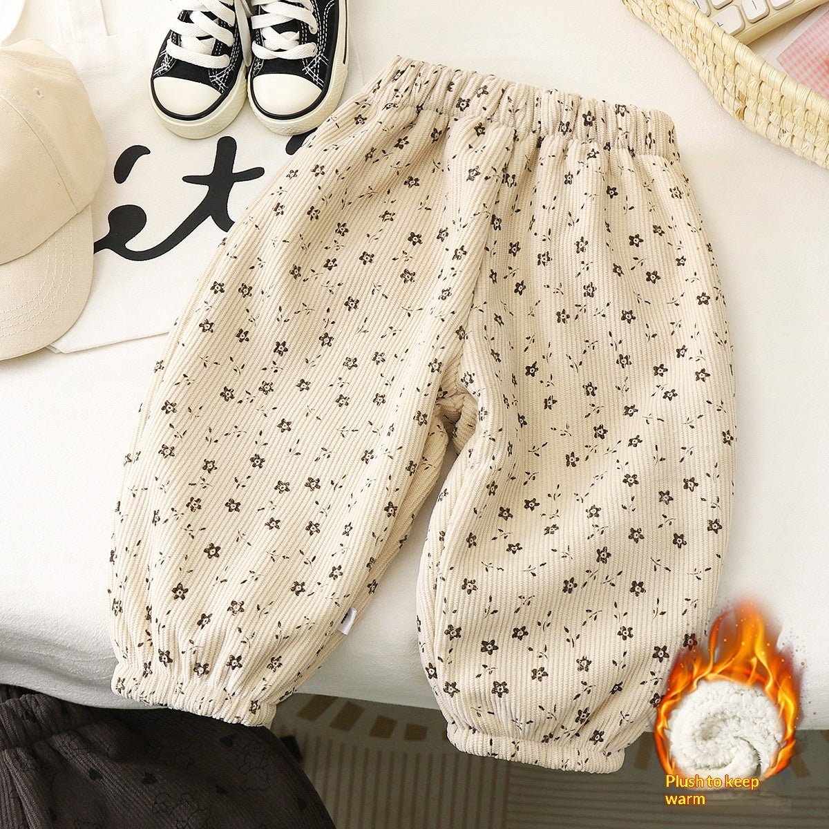 Children's Fleece-lined Warm Thickened Sweatpants | Luxury Home Accessories | Heulog Glow