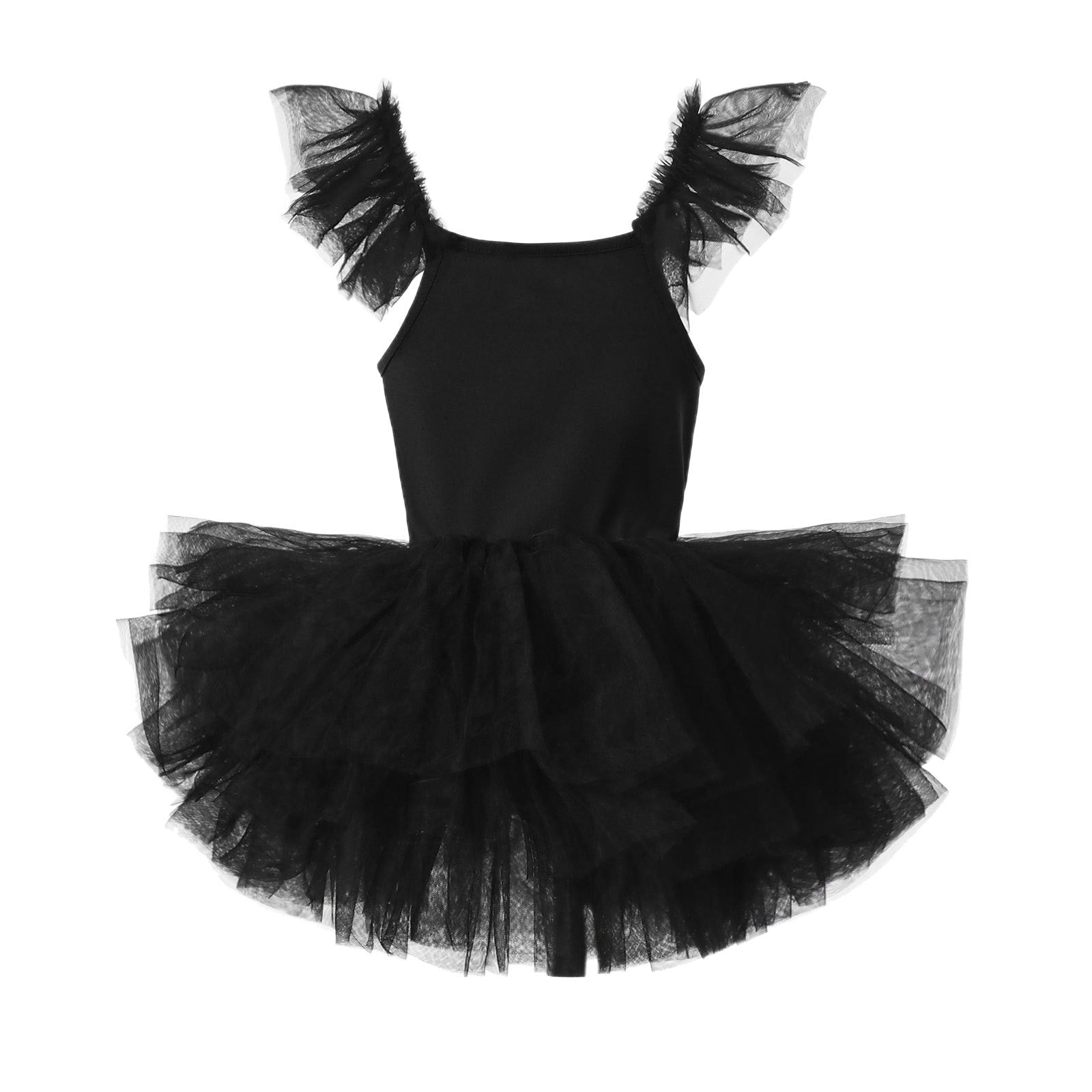Children's Hot-fix Rhinestone Embroidered Flared-sleeve Ballet Skirt | Luxury Home Accessories | Heulog Glow