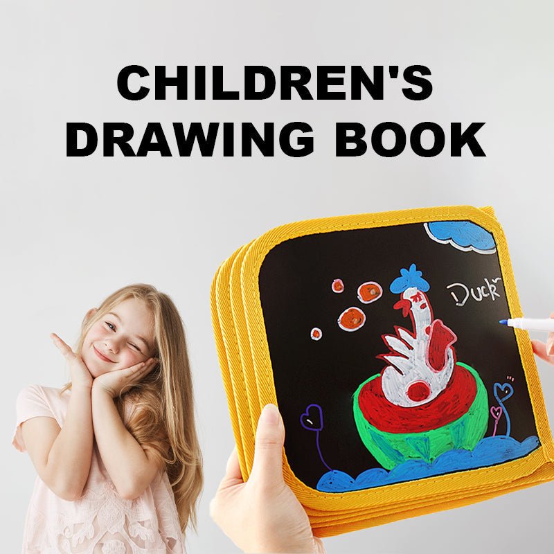 Children's Portable Drawing Book Blackboard Album Early Education Gift | Luxury Home Accessories | Heulog Glow