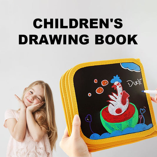 Children's Portable Drawing Book Blackboard Album Early Education Gift | Luxury Home Accessories | Heulog Glow