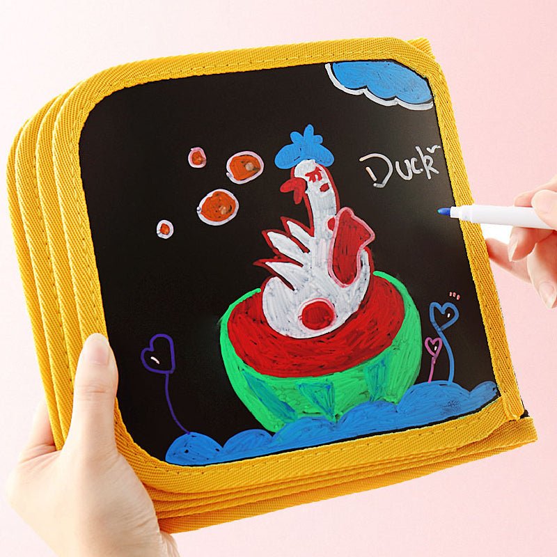 Children's Portable Drawing Book Blackboard Album Early Education Gift | Luxury Home Accessories | Heulog Glow