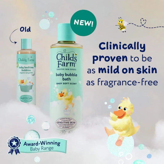 Childs Farm Baby Bubble Bath 250ml | Luxury Home Accessories | Heulog Glow