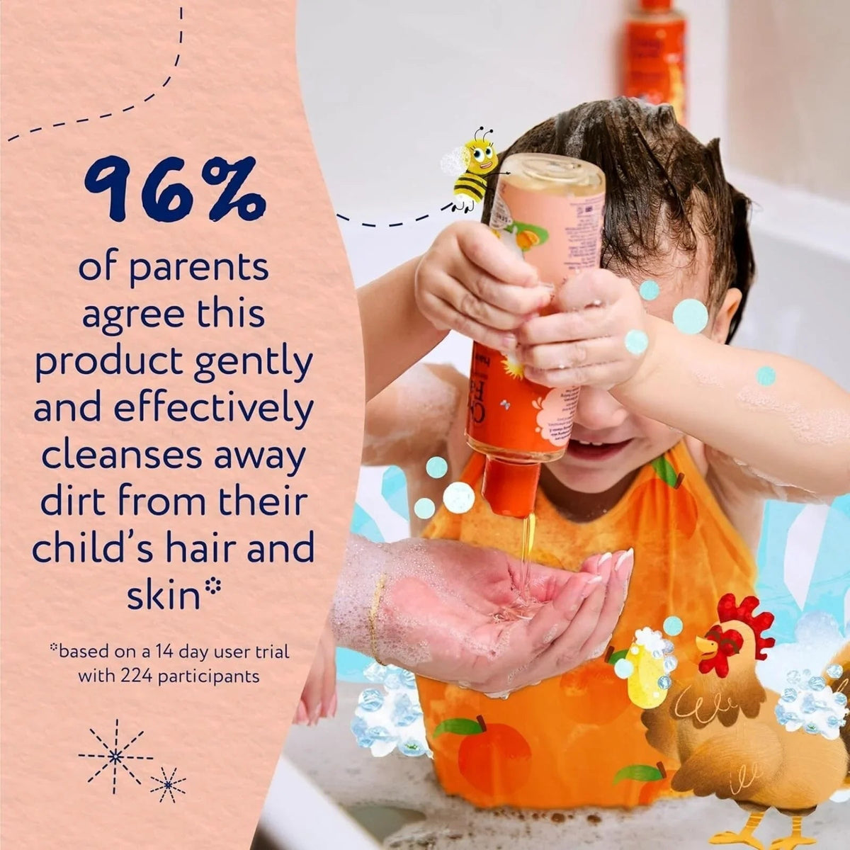 Childs Farm Hair & Body Wash 250ml - Sweet Orange | Luxury Home Accessories | Heulog Glow