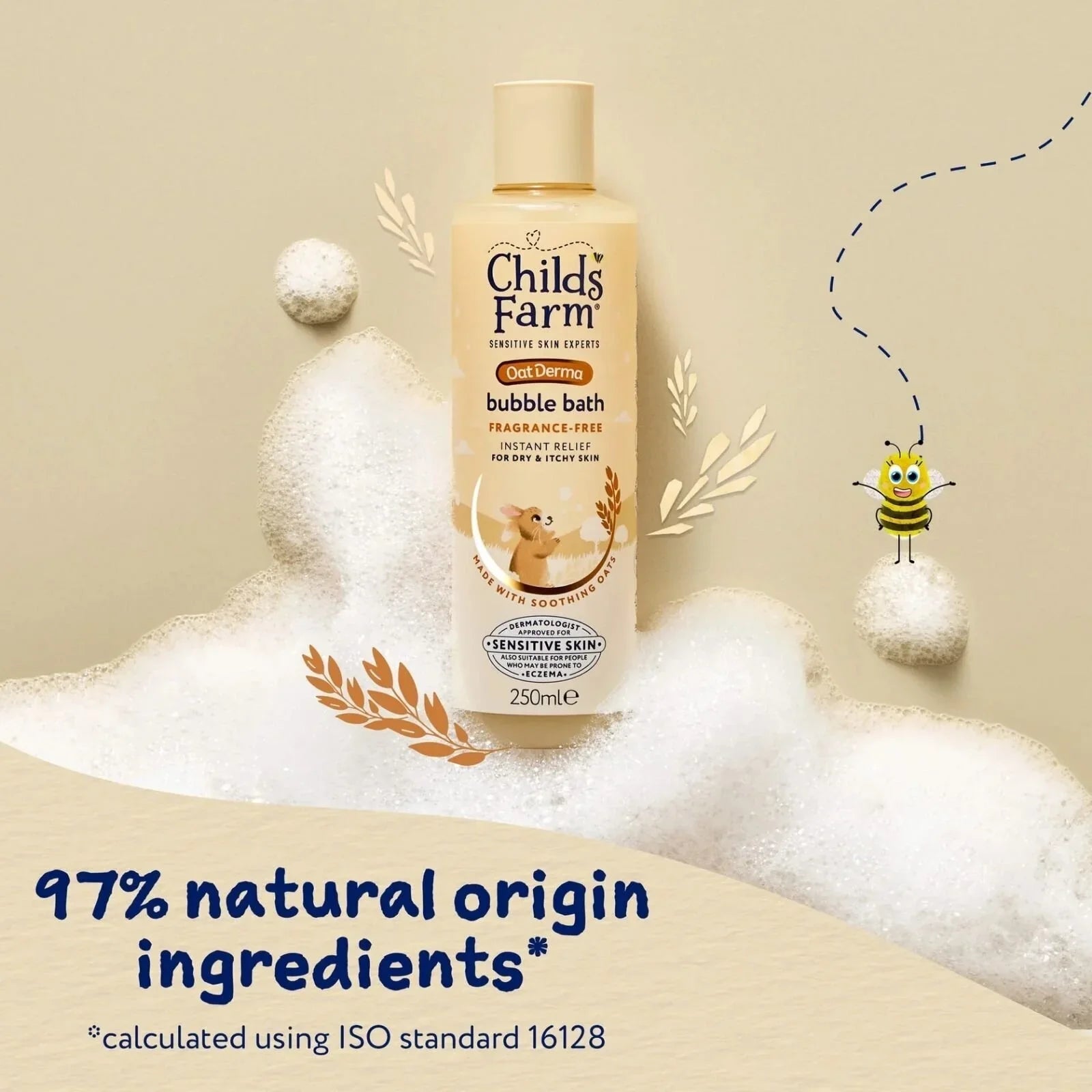 Childs Farm Oatderma Bubble Bath 250ml | Luxury Home Accessories | Heulog Glow
