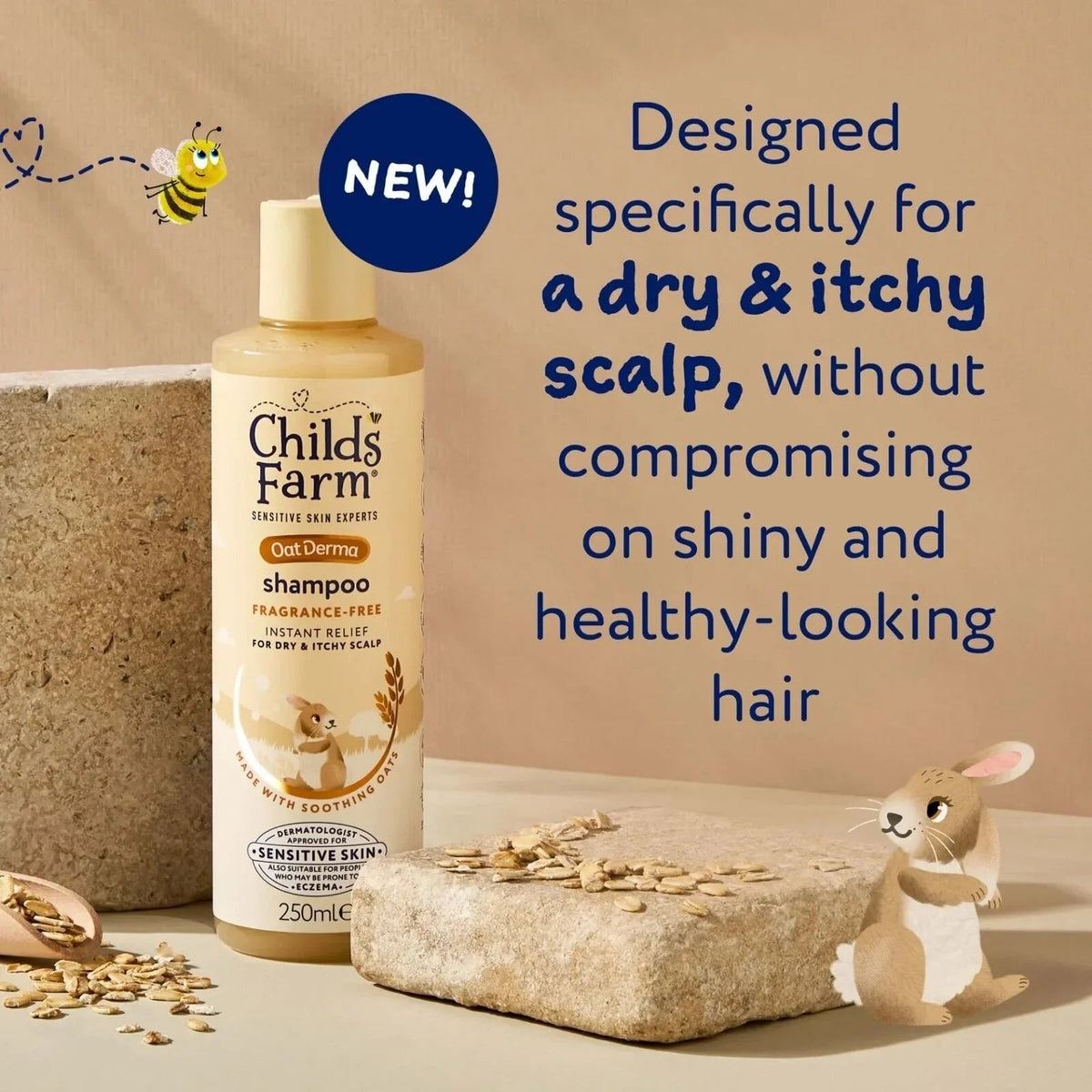 Childs Farm Oatderma Shampoo 250ml | Luxury Home Accessories | Heulog Glow