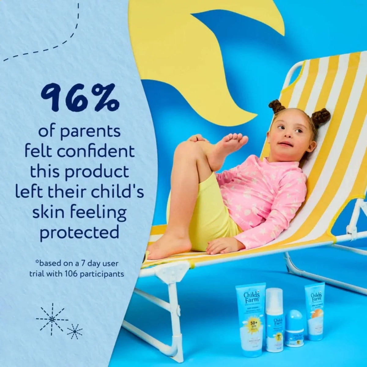 Childs Farm SPF 50+ Sun Cream Fragrance Free Sunscreen for Kids & Sensitive Skin 100ml | Luxury Home Accessories | Heulog Glow