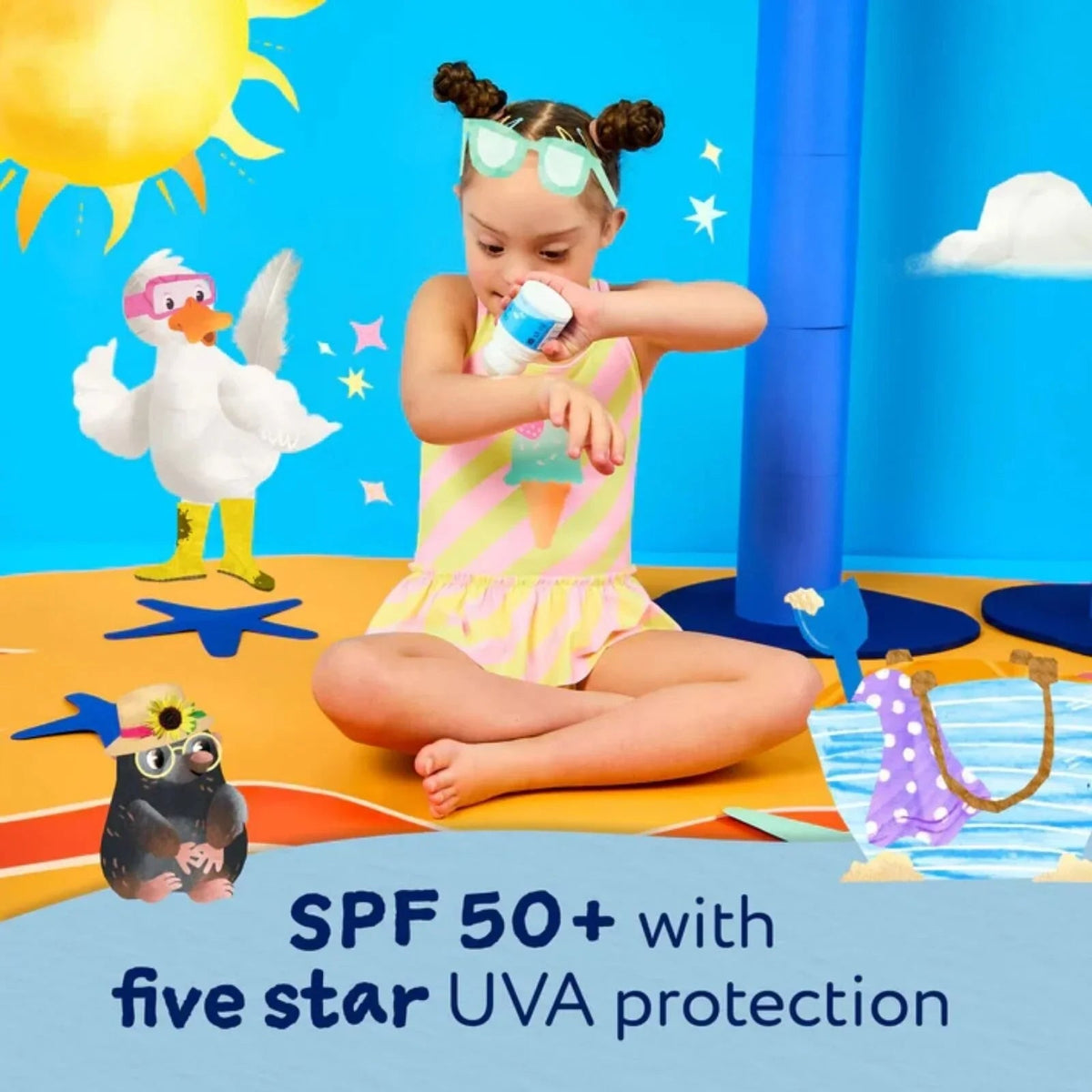 Childs Farm SPF50+ Roll On Fragrance Free Sun Lotion 50ml | Luxury Home Accessories | Heulog Glow