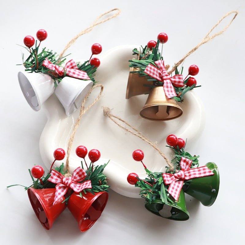 Chinese Hawthorn Bow Hemp Rope Jingling Bell Decoration | Luxury Home Accessories | Heulog Glow