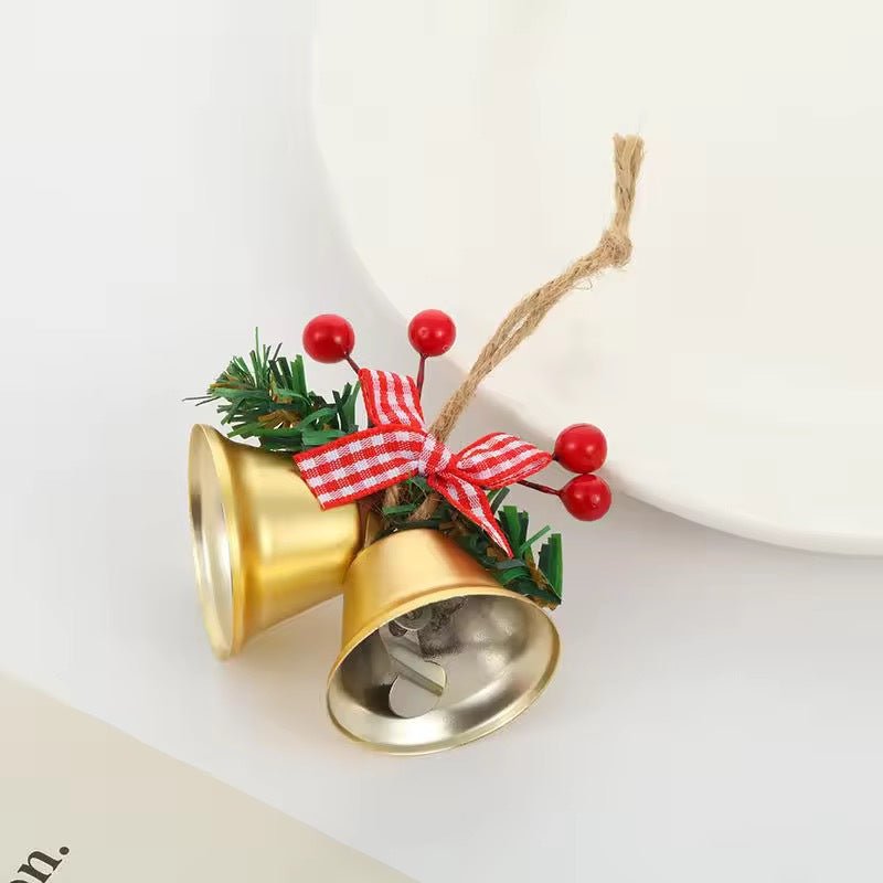 Chinese Hawthorn Bow Hemp Rope Jingling Bell Decoration | Luxury Home Accessories | Heulog Glow