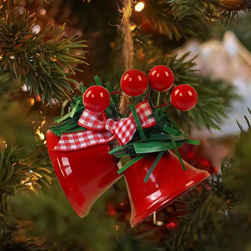Chinese Hawthorn Bow Hemp Rope Jingling Bell Decoration | Luxury Home Accessories | Heulog Glow