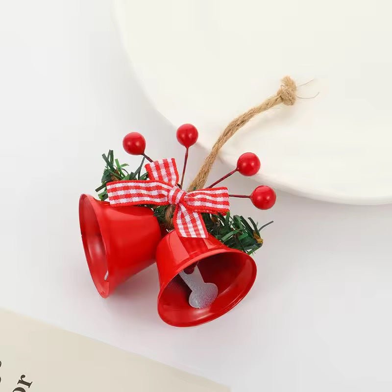 Chinese Hawthorn Bow Hemp Rope Jingling Bell Decoration | Luxury Home Accessories | Heulog Glow