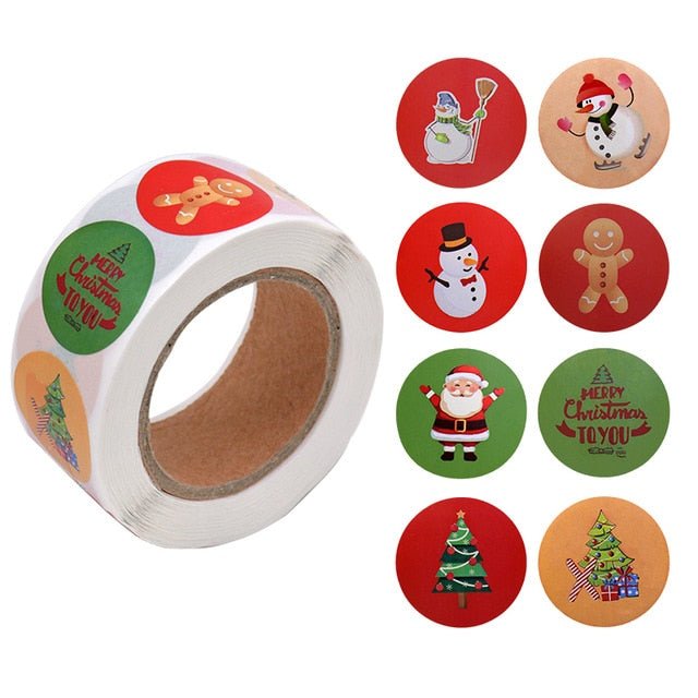Christmas Day Decoration Gift Series Sticker Label | Luxury Home Accessories | Heulog Glow