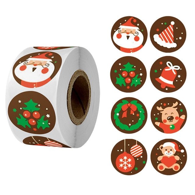 Christmas Day Decoration Gift Series Sticker Label | Luxury Home Accessories | Heulog Glow