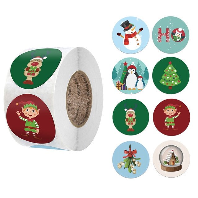 Christmas Day Decoration Gift Series Sticker Label | Luxury Home Accessories | Heulog Glow
