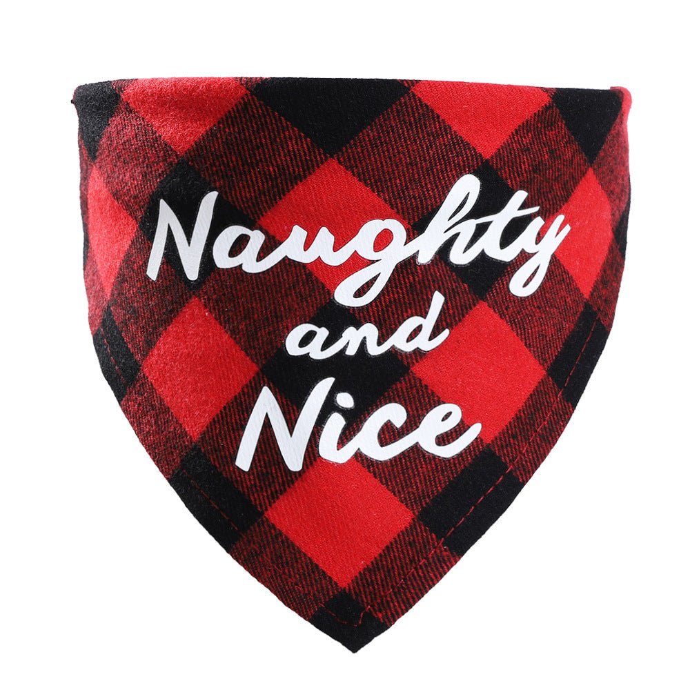 Christmas Pet Saliva Towel DIY Dog Triangle | Luxury Home Accessories | Heulog Glow