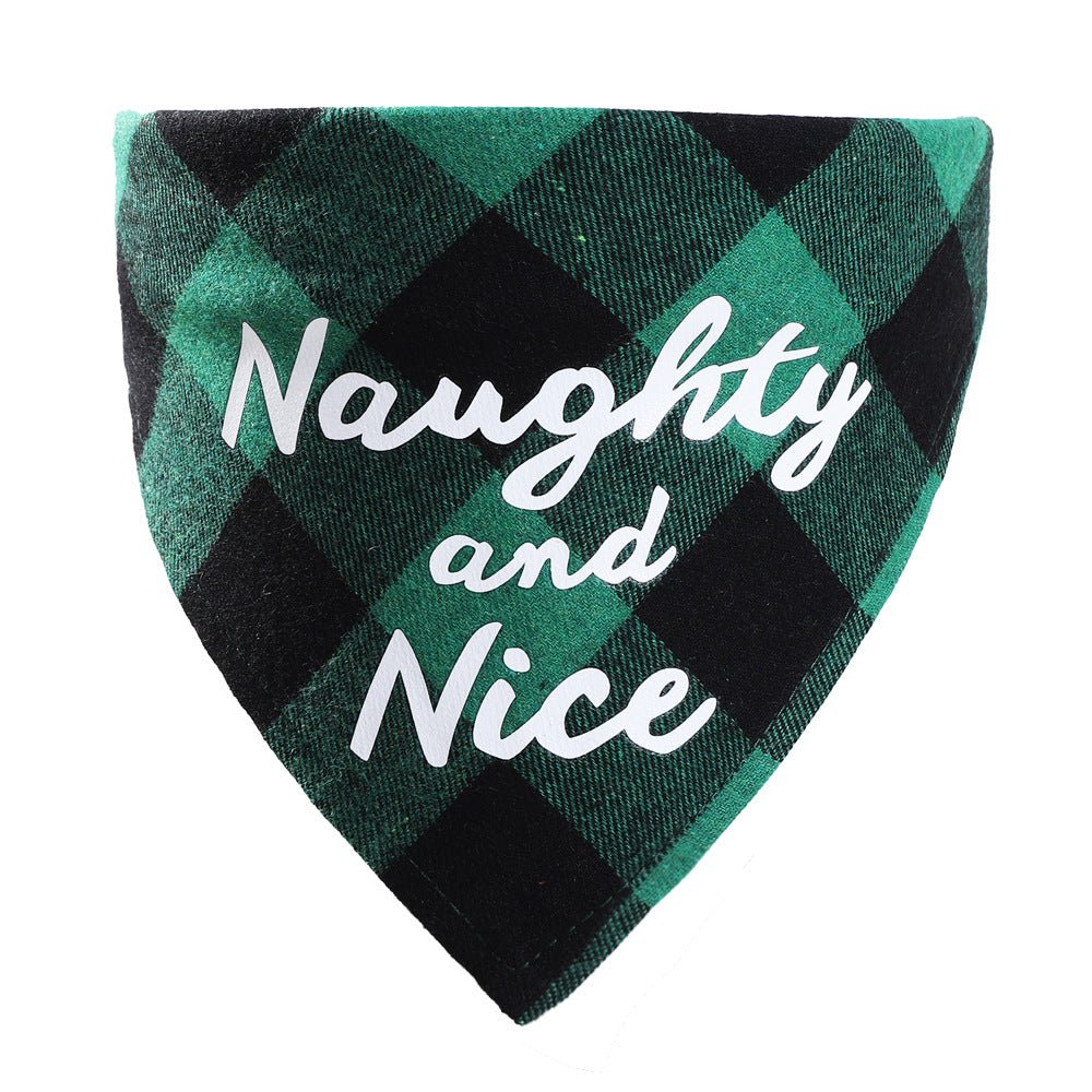 Christmas Pet Saliva Towel DIY Dog Triangle | Luxury Home Accessories | Heulog Glow