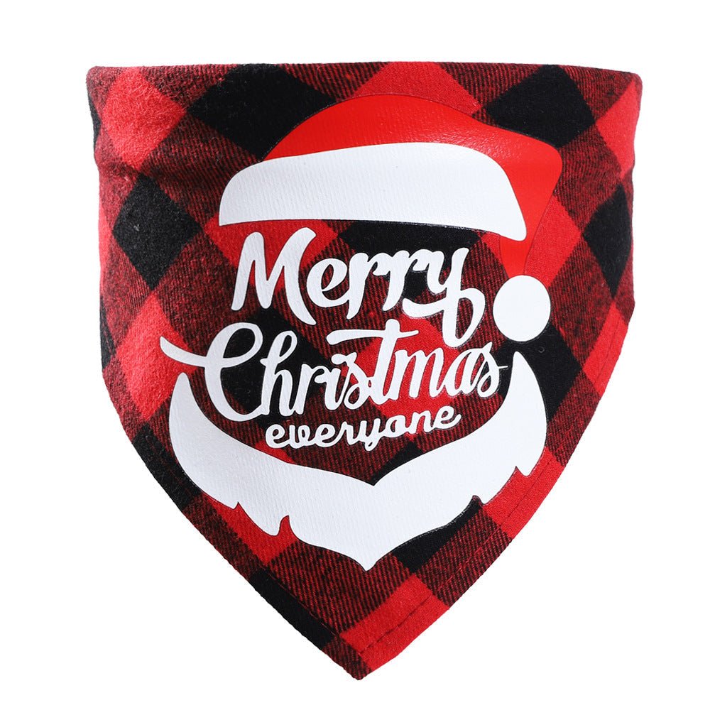 Christmas Pet Saliva Towel DIY Dog Triangle | Luxury Home Accessories | Heulog Glow