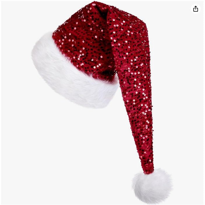Christmas Sequin Decoration Atmosphere Sequin Cap | Luxury Home Accessories | Heulog Glow