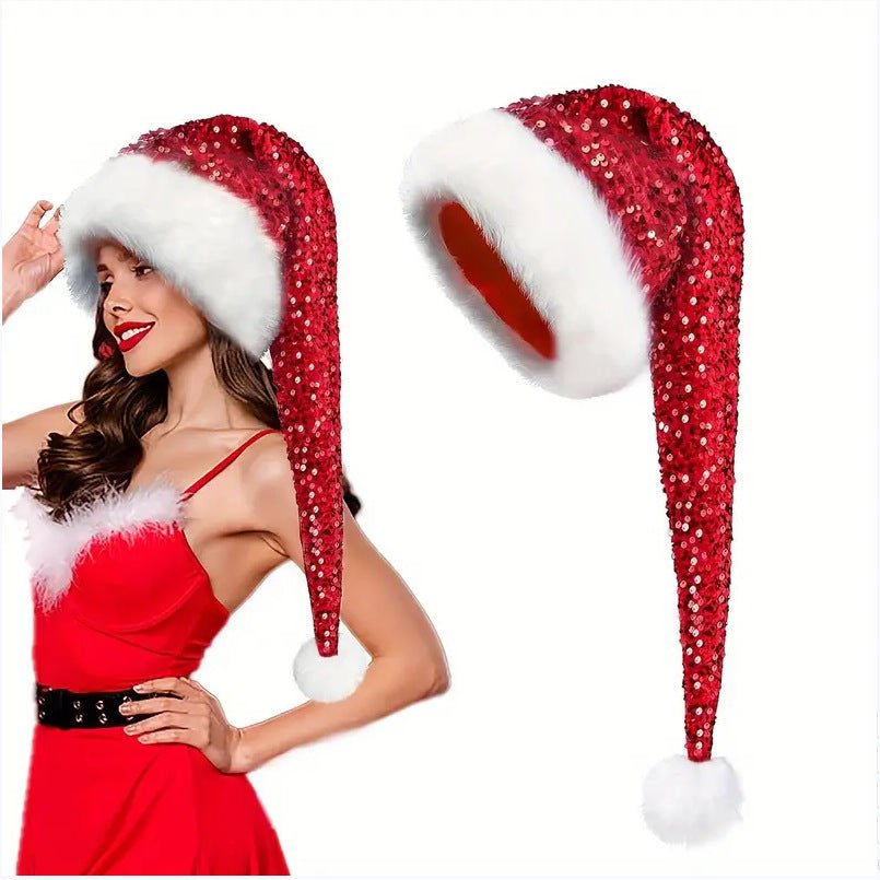 Christmas Sequin Decoration Atmosphere Sequin Cap | Luxury Home Accessories | Heulog Glow