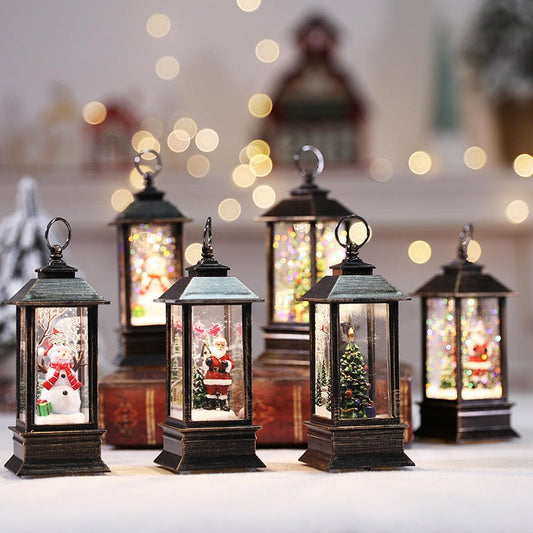 Christmas Simulation LED Flame Small Oil Lamp | Luxury Home Accessories | Heulog Glow