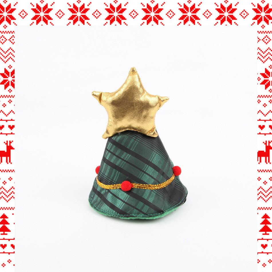 Christmas Tree Cape Pet Costume Cat Star Hat Small Clothes Suit | Luxury Home Accessories | Heulog Glow