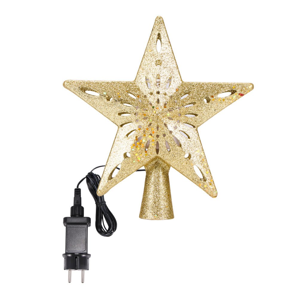 Christmas Tree Top Light Star Snowflake Shape LED Laser Projector Lights Christmas Tree Ornament | Luxury Home Accessories | Heulog Glow