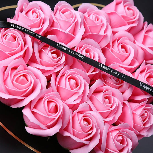 Christmas Valentine's Day Gift I Love You Heart Words Soap Flower Gift Box | Luxury Home Accessories | Heulog Glow
