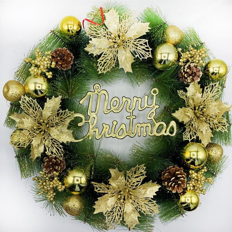 Christmas Wreath Door Hanging Decorations Festive Ornaments | Luxury Home Accessories | Heulog Glow