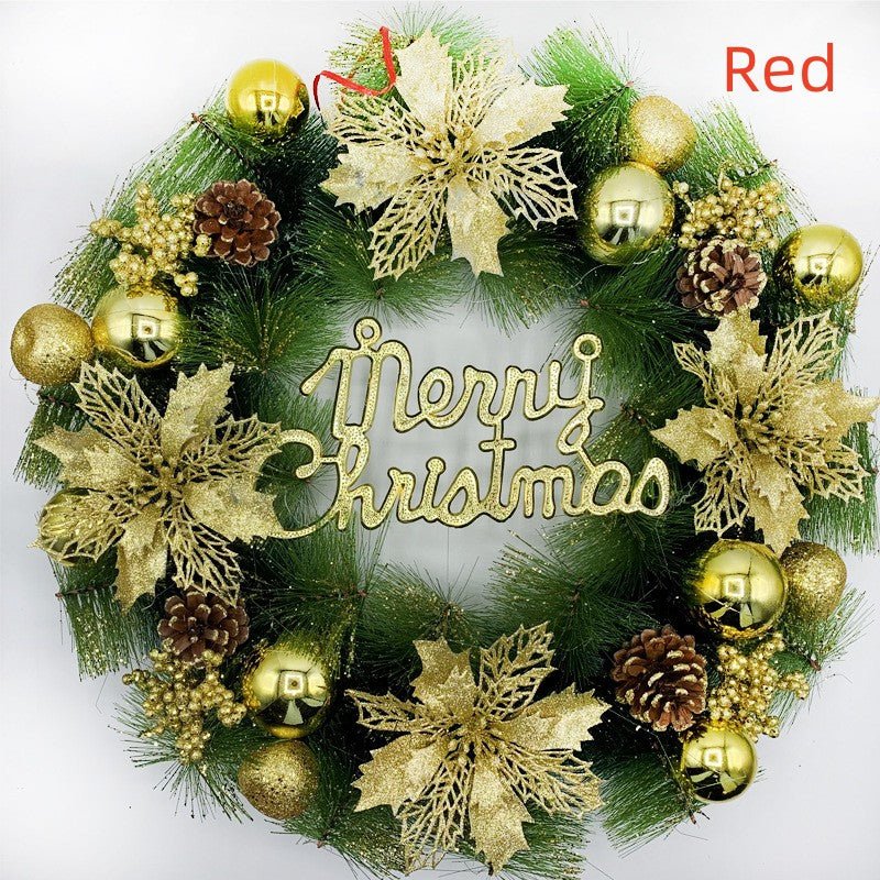 Christmas Wreath Door Hanging Decorations Festive Ornaments | Luxury Home Accessories | Heulog Glow