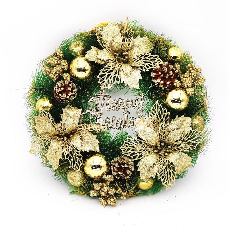 Christmas Wreath Door Hanging Decorations Festive Ornaments | Luxury Home Accessories | Heulog Glow