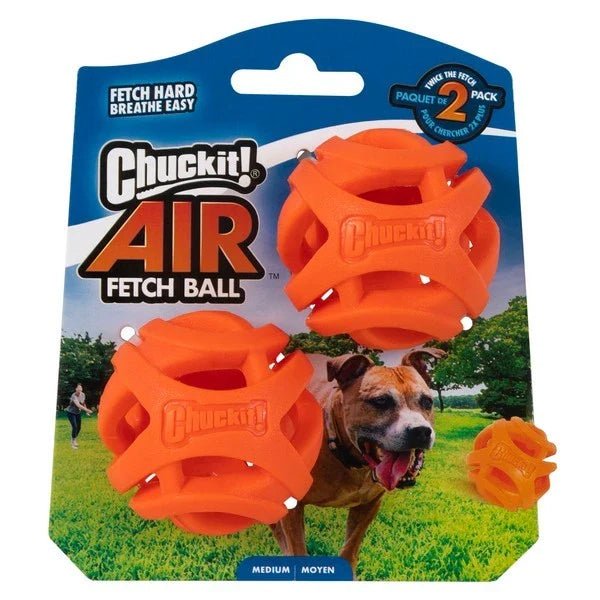 Chuckit! Air Fetch Ball Medium (2pk) | Luxury Home Accessories | Heulog Glow