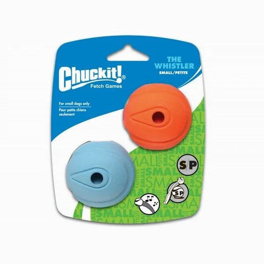 Chuckit! The Whistler Ball 2 Pack Small | Luxury Home Accessories | Heulog Glow