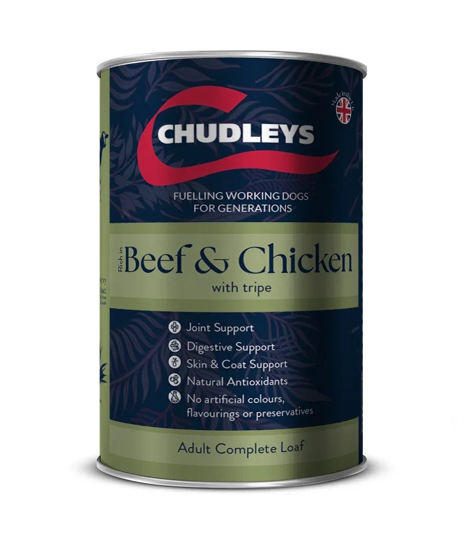 Chudleys Beef & Chicken Tripe Wet 12x395g | Luxury Home Accessories | Heulog Glow