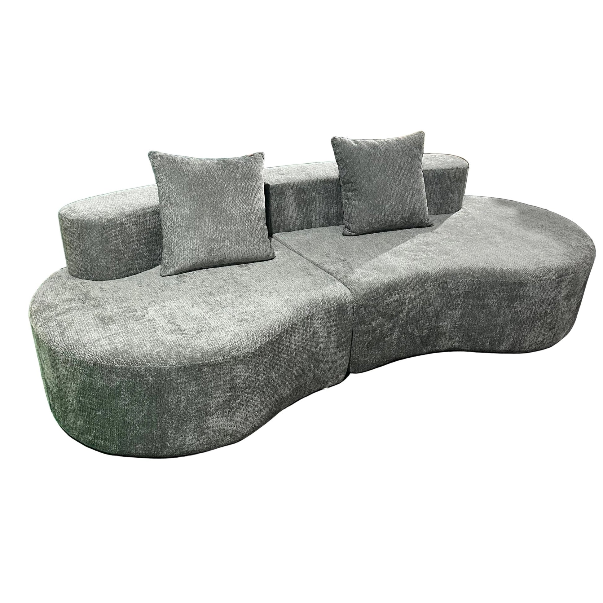 Cirrus Curve Modular Sofa | Sculptural Comfort | Luxury Home Accessories | Heulog Glow