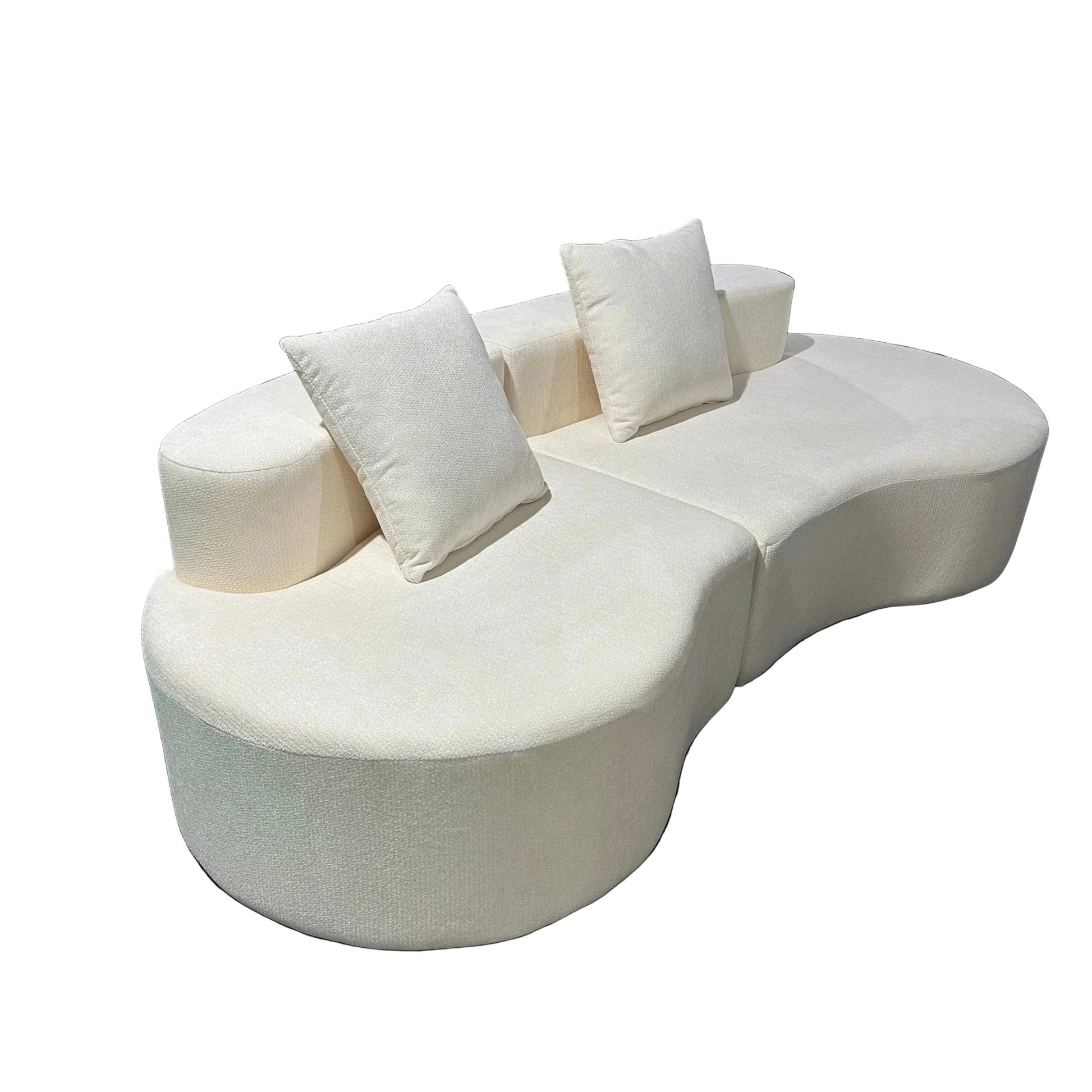 Cirrus Curve Modular Sofa | Sculptural Comfort | Luxury Home Accessories | Heulog Glow