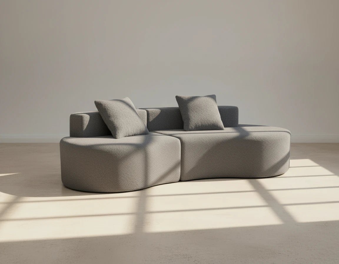 Cirrus Curve Modular Sofa | Sculptural Comfort | Luxury Home Accessories | Heulog Glow