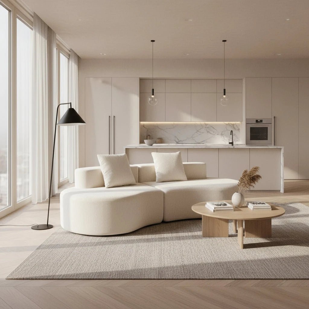 Cirrus Curve Modular Sofa | Sculptural Comfort | Luxury Home Accessories | Heulog Glow
