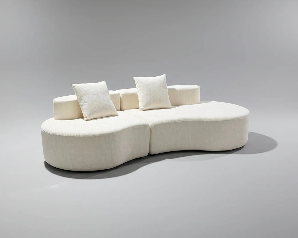 Cirrus Curve Modular Sofa | Sculptural Comfort | Luxury Home Accessories | Heulog Glow
