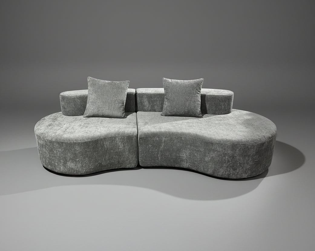 Cirrus Curve Modular Sofa | Sculptural Comfort | Luxury Home Accessories | Heulog Glow
