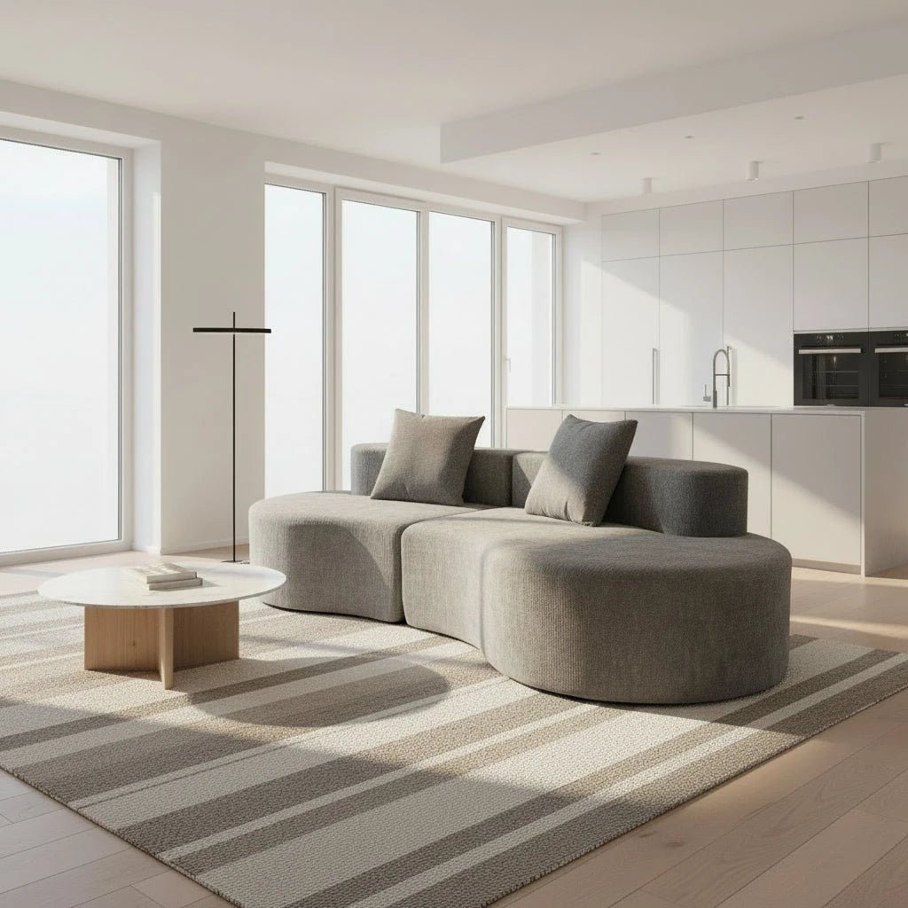 Cirrus Curve Modular Sofa | Sculptural Comfort | Luxury Home Accessories | Heulog Glow