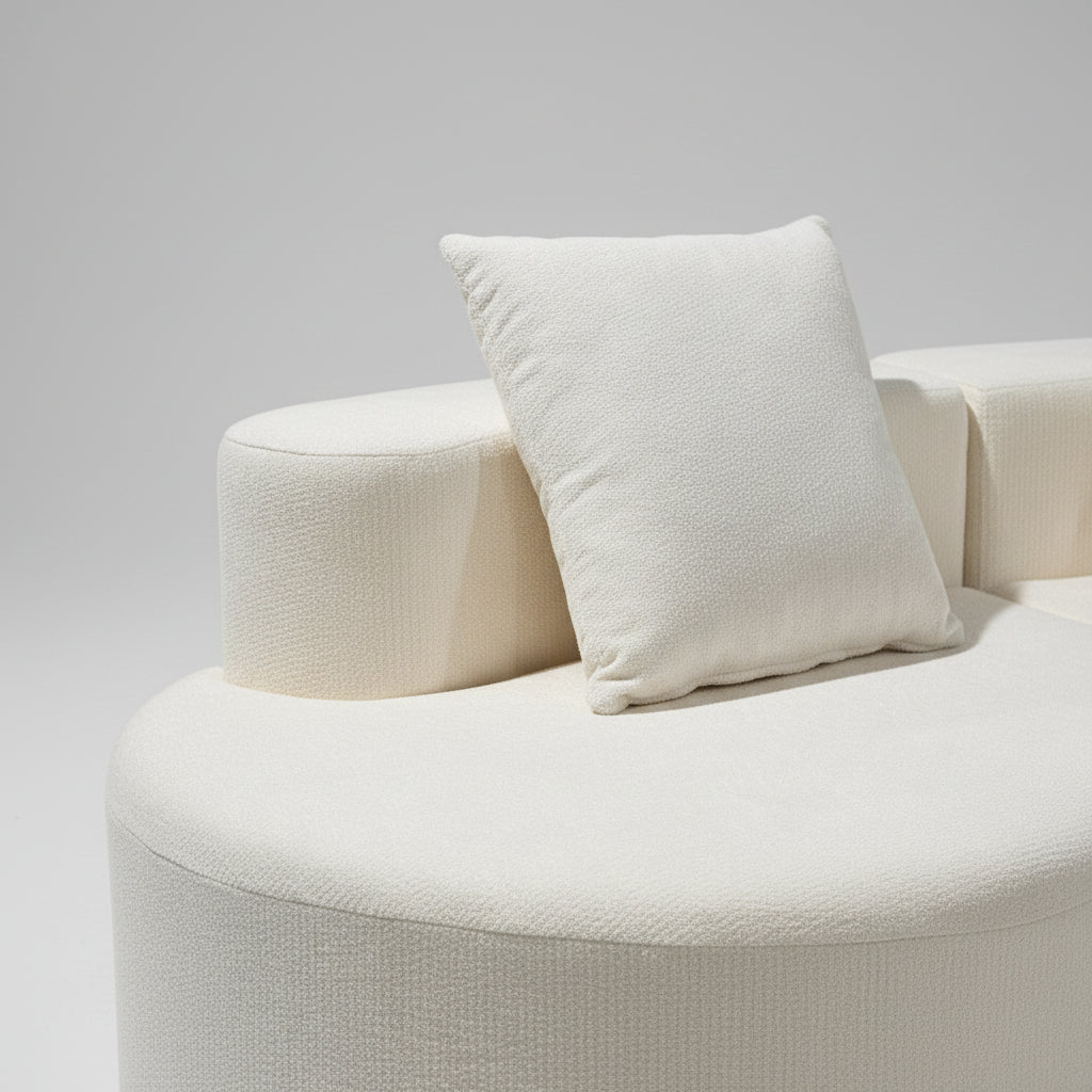 Cirrus Curve Modular Sofa | Sculptural Comfort | Luxury Home Accessories | Heulog Glow