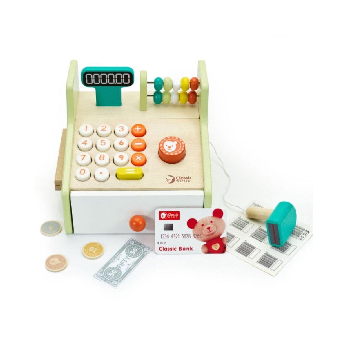 Classic World Cash Register | Luxury Home Accessories | Heulog Glow
