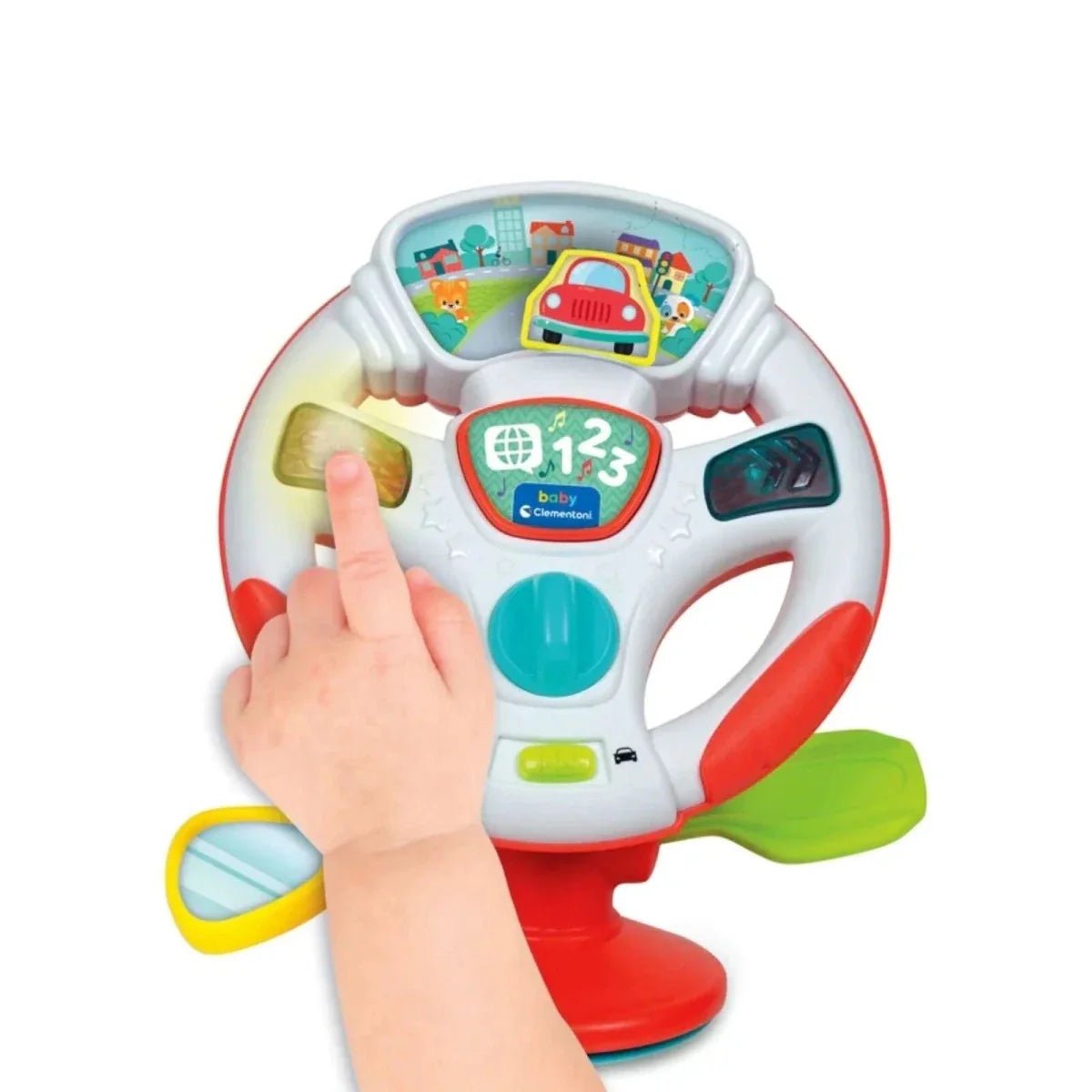 Clementoni Electronic Baby Activity Wheel | Luxury Home Accessories | Heulog Glow